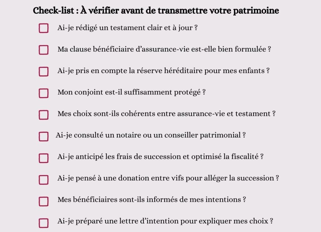Préparer sa transmission de patrimoine