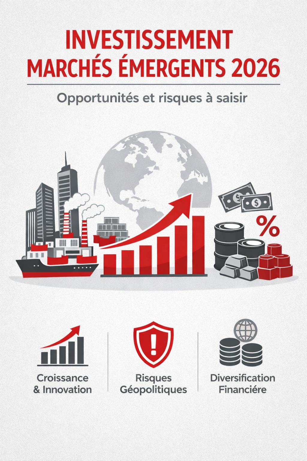 Investissement marchés émergents 2026 : opportunités et risques pour diversifier son patrimoine