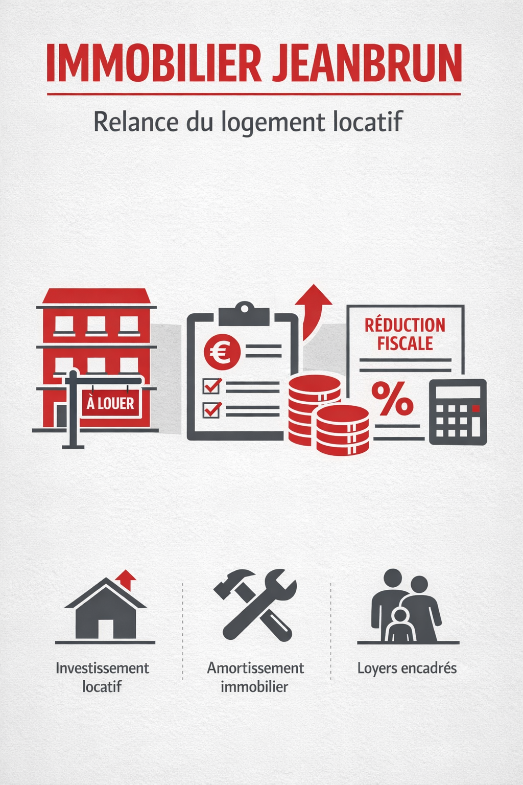 Immobilier Jeanbrun : relance du logement locatif, amortissement immobilier et loyers encadrés