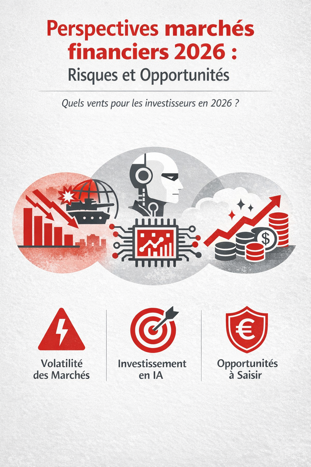 Perspectives marchés financiers 2026 : volatilité, intelligence artificielle et opportunités d’investissement