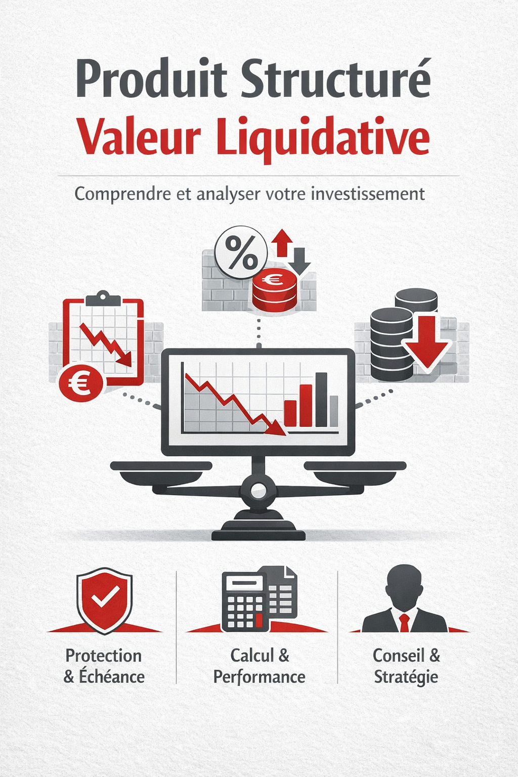 valeur liquidative produit structure infographie kampostrategie Infographie Produit Structuré – Valeur Liquidative : définition, calcul, différence avec la valeur à échéance