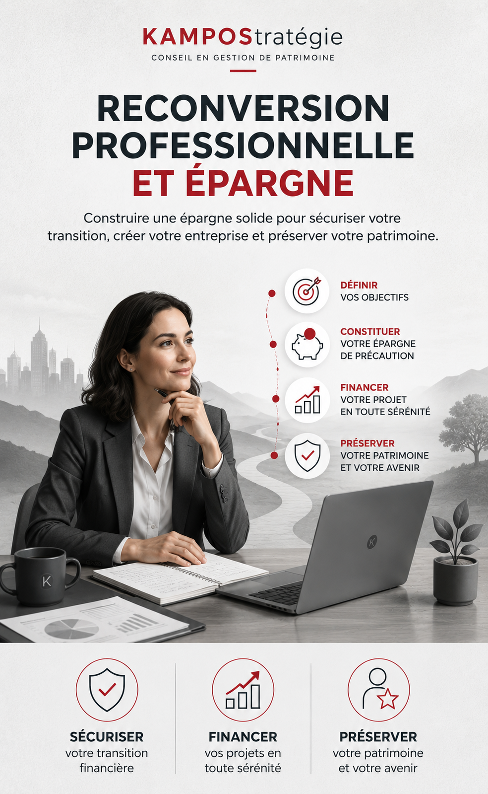 reconversion professionnelle epargne Reconversion professionnelle et épargne pour sécuriser un changement de vie